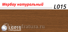Плинтус Line Plast Мербау Натуральный L015