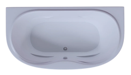 Акриловая ванна Aquatek Мелисса 180*95 см правая (в комплекте каркас, фронтальная панель, слив-перелив) MEL180-0000031