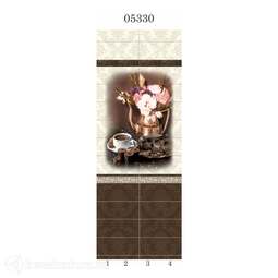 Стеновая панель ПВХ Panda Шоколад 05330
