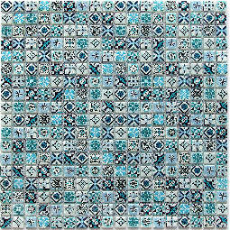 Мозаика Bonaparte Xindi Blue 30*30 см