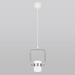 Подвесной светильник Eurosvet 50165/1 LED серебро/белый