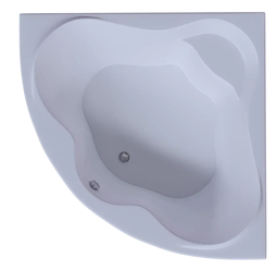 Акриловая ванна Aquatek Галатея 135*135 см (в комплекте каркас, фронтальная панель, слив-перелив) GAL135-0000022