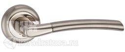 Дверная ручка Tixx Аллегро DH 210-04 SN/NP никель матовый/никель белый