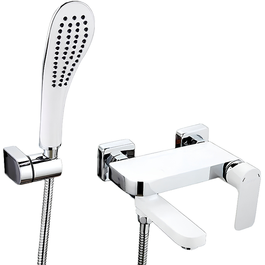 Смеситель для ванны Gappo G3248 белый/хром