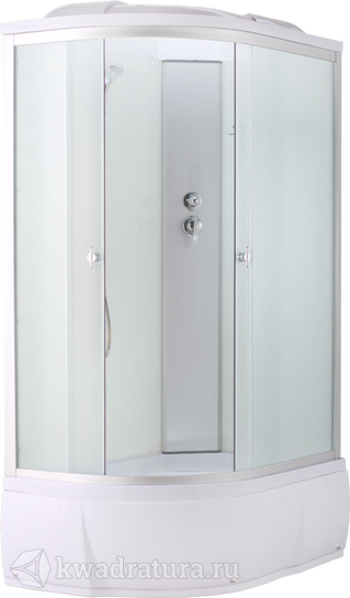 Душевая кабина AquaCubic 3106D R fabric white 120*80 см