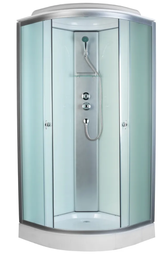 Душевая кабина AQUAPULSE 4021D fabric white 80*80 см