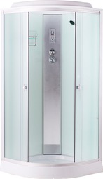 Душевая кабина AQUAPULSE 4022C fabric white 90*90 см