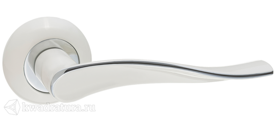 Дверная ручка Renz Модена DH 427-08 W/CP хром белый