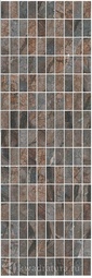 Декор для настенной плитки Kerama Marazzi Театро коричневый мозаичный MM12143 25*75 см