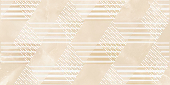 Декор для настенной плитки AZORI Opale Beige Geometria 31,5*63 см 589032001