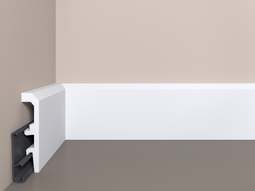 Плинтус BelloDeco П22 90-20 с монтажной планкой