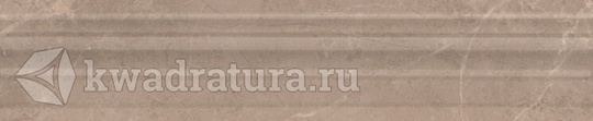 Бордюр для керамической плитки Kerama Marazzi Багет Гран Пале бежевый 5,5*25 см BLE007