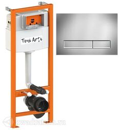 Система инсталляции для унитаза TONI ARTI TA-03, двухрежимная, кнопка хром глянец