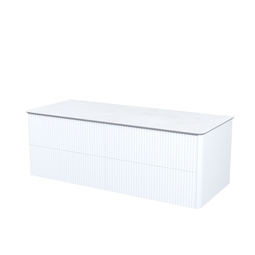 Тумба подвесная Iddis Aiger 120 см белая со столешницей без отверстий AIG12W1i95K