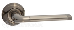 Дверная ручка Puerto AL 503-08 BN/SN  черный никель - никель матовый