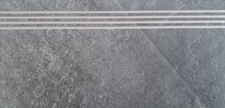 Ступени керамогранит ZERDE TILE Bari dark grey 30х60 см