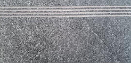 Ступени керамогранит ZERDE TILE Bari dark grey 30х60 см