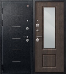 Дверь входная металлическая Центурион V-04 Чёрный муар - Венге