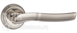 Дверная ручка Tixx Орсо DH 201-04 SN/NP никель матовый/никель белый