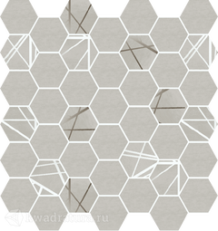 Мозаика для настенной плитки Delacora Baffin Gray DW7BFN25 31,6*29,7 см