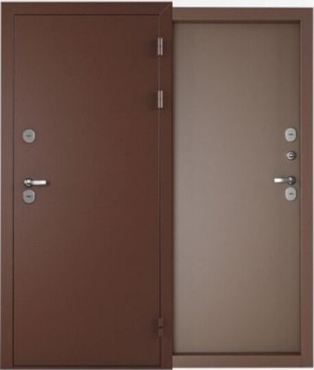 Дверь входная металлическая Промет  Норд (Металл/Металл) Медный антик/медный антик