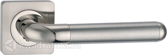 Дверная ручка Tixx Эриче KB DH 213-05 SN/NP никель матовый/никель белый