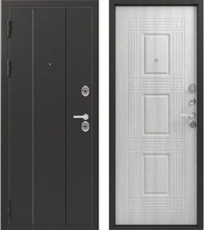 Дверь входная металлическая Эталон Х-1 Серебро — Скания милк