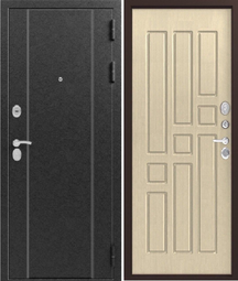 Дверь входная металлическая Эталон X-2 Серебро - Седой дуб