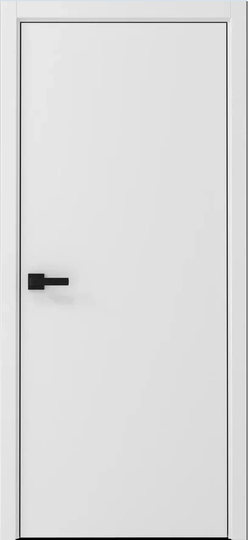 Межкомнатная дверь ALBERO Графика-1 Vinyl Pro Белый ПГ