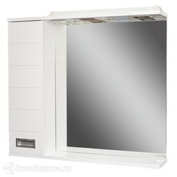 Зеркало-шкаф Домино Cube 65 левый/правый с подсветкой DC5006HZ