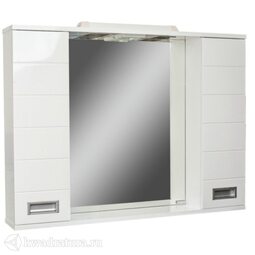 Зеркало-шкаф Домино Cube 100 с подсветкой DC5013HZ