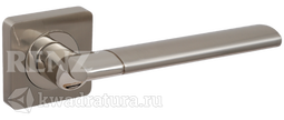 Дверная ручка Renz Марчелло KB DH 57-02 SN/NP никель матовый/никель белый