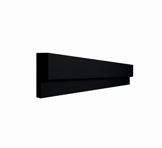 Молдинг стартовый черный Paolo Arte Kr168M-5 42*12*2700 мм