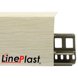 Плинтус Line Plast 85 мм Туя светлая LS013