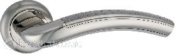 Дверная ручка Tixx Марко DH 200-08 SN/NP никель матовый/никель белый
