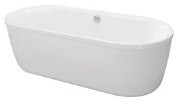 Акриловая ванна Cezares METAURO-Central-180-80-40-W37, передняя панель METAURO-Central-180-SCR-W-MATT