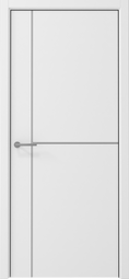 Межкомнатная дверь ALBERO Графика-3 Vinyl Pro Белый ПГ