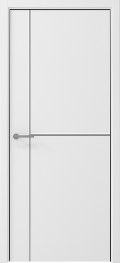 Межкомнатная дверь ALBERO Графика-3 Vinyl Pro Белый ПГ