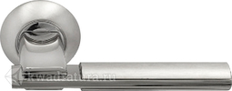 Дверная ручка Morelli Упоение MH-13 SN/CP белый никель/полированный хром