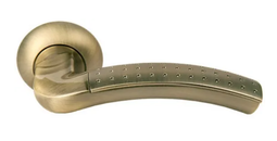Дверная ручка Morelli Палаццо MH-02P MAB/AB античная бронза/матовая античная бронза