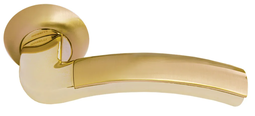 Дверная ручка Morelli Палаццо MH-02 SG/GP матовое золото/золото
