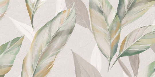 Настенная плитка AZORI Ebri Foliage 1 31,5*63 см