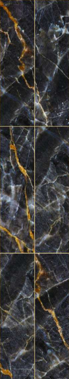 Стеновая панель ПВХ ПанельПласт Obsidian Marble (по 2 шт)