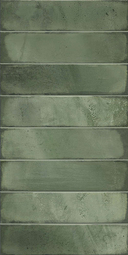 Настенная плитка Azori Bricks Green 31.5*63 см 00-00003244