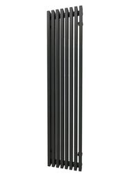 Радиатор вертикальный TONI ARTI стальной Noche 6 секций, ниж. правое подключ. 286/1250, 1.03 кВт, черный RTNENL2861250RAL9005MATRN