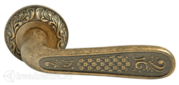 Дверная ручка Rucetti RAP-CLASSIC 1 OMB старая матовая бронза