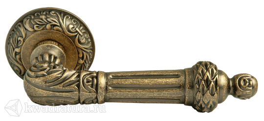 Дверная ручка Rucetti RAP-CLASSIC 3 OMB старая матовая бронза