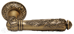 Дверная ручка Rucetti RAP-CLASSIC 7 OMB старая матовая бронза