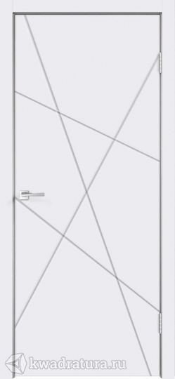 Межкомнатная дверь Velldoris (Веллдорис) SCANDI S каркасно-щитовая, Белая эмаль RAL 9003, глухая