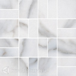 Декор для керамогранита Kerama Marazzi Виндзор мозаичный белый SG16701 30*30 см